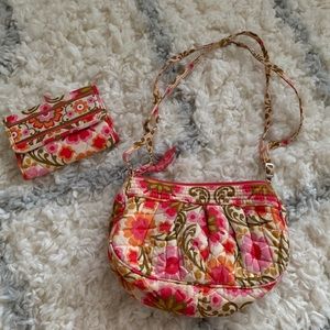 vera bradley purse and wallet